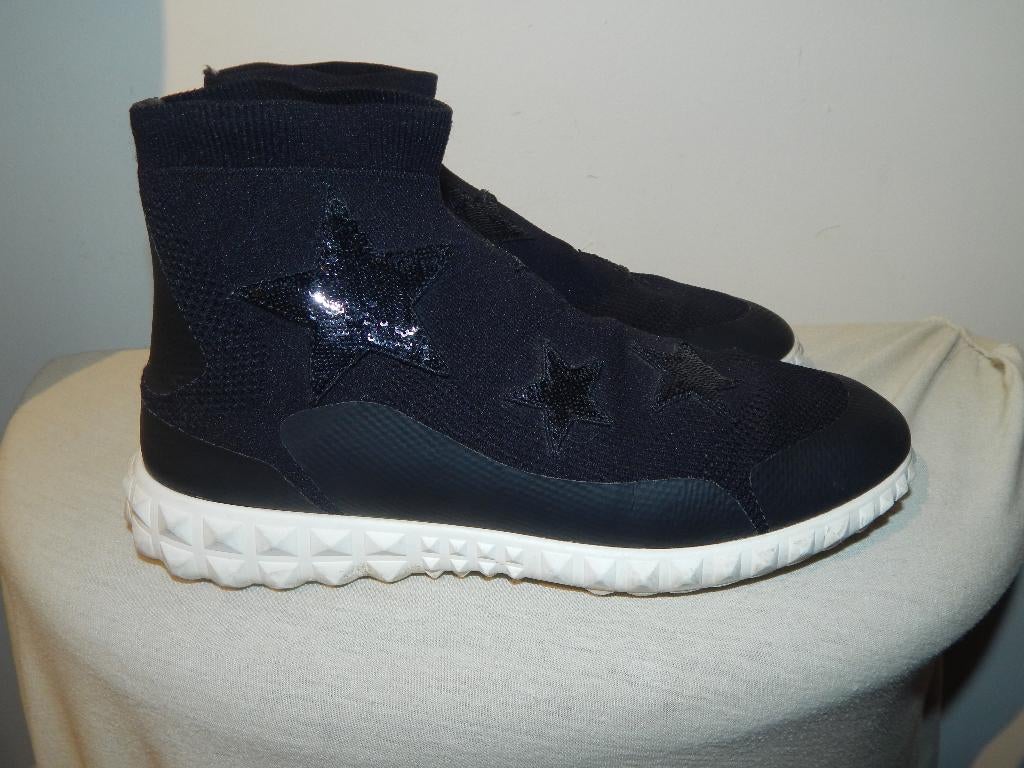 Valentino top sneakers elastisch sterren met lovertjes IGST