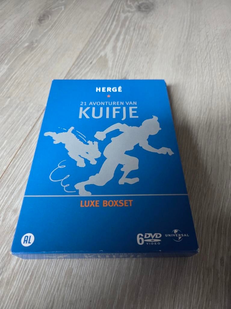 Kuifje - Luxe dvd boxset, Ophalen of Verzenden, Kuifje, Zo goed als nieuw, Beeldje of Figuurtje