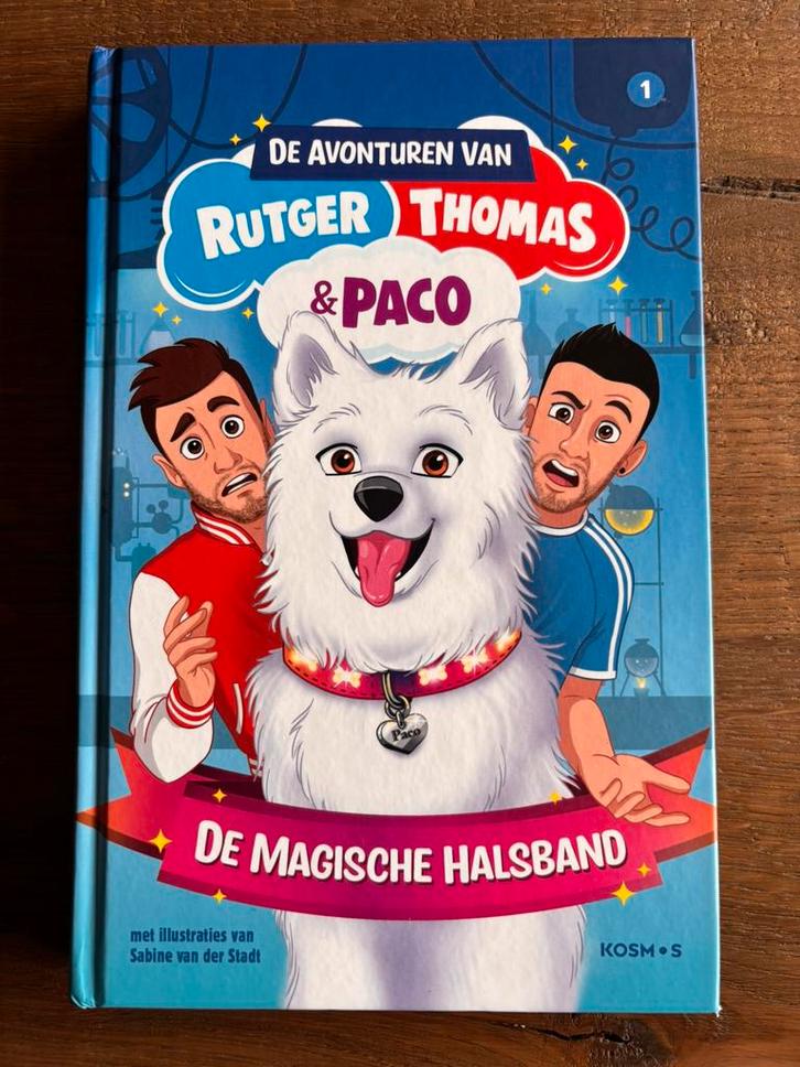Rutger, Thomas & Paco/ Rutger Vink - De magische halsband, Boeken, Kinderboeken | Jeugd | onder 10 jaar, Zo goed als nieuw, Fictie algemeen