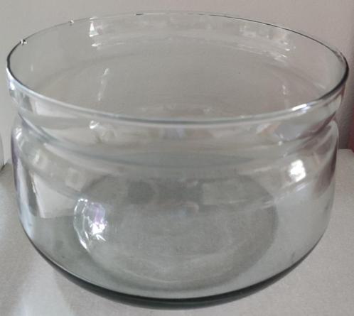 Grote glazen vaas / schaal, Huis en Inrichting, Woonaccessoires | Vazen, Gebruikt, Glas, Ophalen of Verzenden