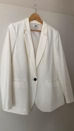 Mooie ecru kleurige dames blazer maat 48, Kleding | Dames, Ophalen of Verzenden, Zo goed als nieuw, Beige, Jasje of Colbert