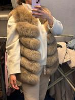 Echt bont / real fur gilet bodywarmer M, Maat 38/40 (M), Zwart, Ophalen of Verzenden, Zo goed als nieuw