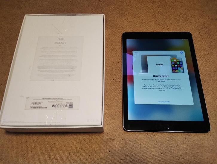 ipad air2 32Gb Space Grey WiFi air 2 Apple, Computers en Software, Apple iPads, Gebruikt, Apple iPad, Wi-Fi, 10 inch, 32 GB, Grijs