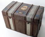 Antieke Hutkoffer Les Hirondelles Bruxelles 81 x 49 x 57, Ophalen