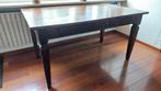 teak houten eettafel met 2 lades, Ophalen, Gebruikt, Teakhout, 50 tot 100 cm