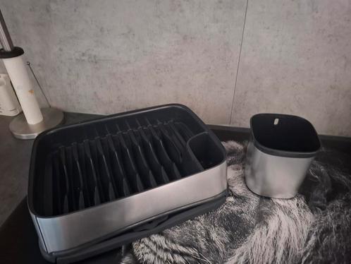 Leuke aparte afdruiprek met lekbak en aparte bestekbakje, Huis en Inrichting, Keuken | Keukenbenodigdheden, Zo goed als nieuw