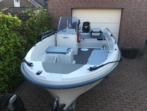 Terhi Sea Fun - Ter445, Watersport en Boten, Vis- en Consoleboten, Gebruikt, 10 tot 30 pk, 3 tot 6 meter, Benzine, Buitenboordmotor