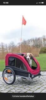 Trixie Hondenfietskar Zwart Rood  maat M Tot 22 Kg Medium, Trixie, Opvouwbaar, 20 tot 40 kg, Ophalen of Verzenden