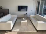 Terzo driezits bank 2x (Pronto wonen, Wit), Ophalen, Gebruikt, Stof, Alpine, bouclé stof