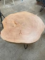 Boomstamtafel salontafel bijzettafel, Ophalen, Zo goed als nieuw, 50 tot 100 cm, Minder dan 50 cm