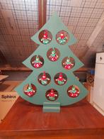 Houten kerstboompje met textielen kerstfiguurtjes, Huis en Inrichting, Woonaccessoires | Overige, Ophalen, Nieuw