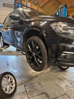 ORGINELE VW 19inch R Estoril ZWART GLOSS VELGEN, Banden en Velgen, Nieuw, 235 mm, Zomerbanden