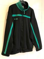 Vintage Fila Trainingsjack Maat L, Maat 52/54 (L), Fitness, Zwart, Ophalen of Verzenden