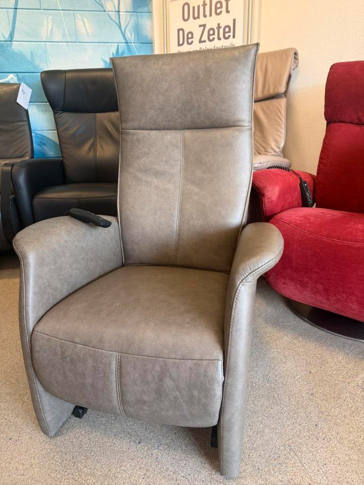 Fabulous 5 sta op stoel relax fauteuil 8 mnd oud met bon, Huis en Inrichting, Fauteuils, Nieuw, Leer, Verzenden