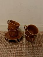 Vintage Tognana Koffieservies - Jaren 70, Huis en Inrichting, Keuken | Servies, Gebruikt, Keramiek, Ophalen of Verzenden, Overige stijlen