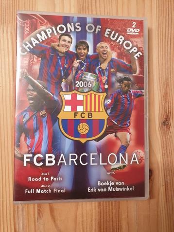 Dubbel DVD + boekje- FC Barcelona - Champions of Europe 2006 beschikbaar voor biedingen