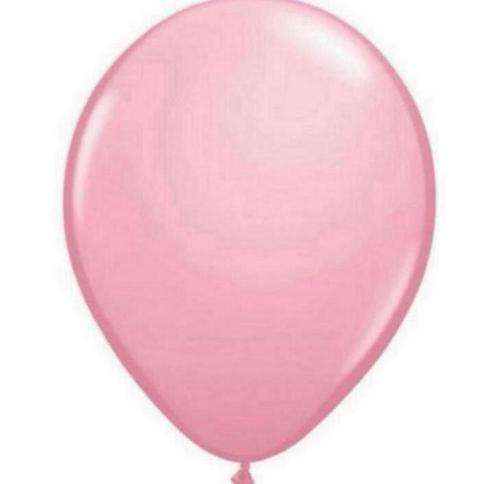 8 ballonnen roze | geboorte meisje - babyshower - reveal, Hobby en Vrije tijd, Feestartikelen, Nieuw, Versiering, Geboorte of Huwelijk