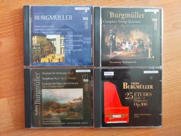 4x Burgmüller (Piano Sonate/String Quartet/Orchestra/... beschikbaar voor biedingen