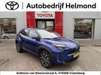 Toyota Yaris Cross 1.5 Hybrid First Edition, Stof, Gebruikt, Blauw, Bedrijf