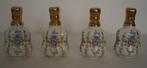 4 Vintage Limoge porseleinen parfum flesjes,H 7,5 cm,gemerkt, Antiek en Kunst, Antiek | Porselein, Ophalen of Verzenden