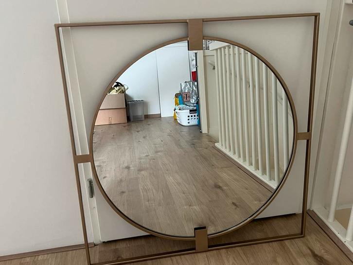 Riverdale Rocco spiegel goud 70 cm, Huis en Inrichting, Woonaccessoires | Spiegels, Nieuw, Minder dan 100 cm, Ophalen