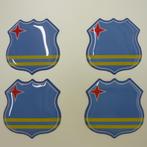 3D Aruba gel vlag stickers UV-bestendig, Verzenden, Nieuw, Overige typen