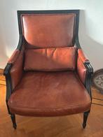 Fauteuils 2, Huis en Inrichting, Fauteuils, Ophalen of Verzenden, Zo goed als nieuw, 50 tot 75 cm, Leer