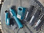 vintage makita decoupeerzaag en haakse boormachine op accu!!, Ophalen, Gebruikt, Boormachine