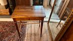 Leuke antiek tafeltje, sidetable of kaptafel, Ophalen, Gebruikt, 50 tot 100 cm, Eikenhout
