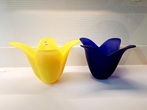Handgemaakte Pols Potten tulp vazen/windlichten., Antiek en Kunst, Antiek | Glas en Kristal, Ophalen of Verzenden