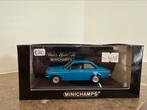 Opel Kadett C Saloon 1973-1977 - blauw - Minichamps - Nieuw, Hobby en Vrije tijd, Modelauto's | 1:43, Ophalen of Verzenden, Nieuw