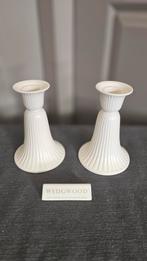 Wedgwood moonstone 2 kandelaars, Ophalen of Verzenden, Zo goed als nieuw