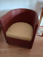 Lloyd Loom of Spalding kuipstoel, Huis en Inrichting, Fauteuils, Ophalen, Zo goed als nieuw, Minder dan 75 cm, 50 tot 75 cm