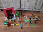 Playmobil pony ranch huifkar paarden pony's weide poppetjes, Ophalen of Verzenden, Zo goed als nieuw