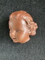 W. GOEBEL Meisjes hoofdje terracotta uit 1957, Antiek en Kunst, Ophalen of Verzenden
