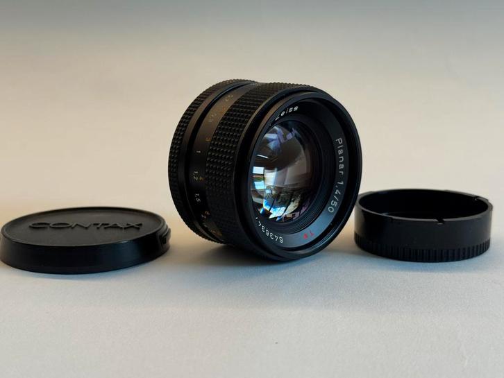 Contax 50mm f/1.4 T* Zeiss objectief - C/Y vatting, Audio, Tv en Foto, Fotografie | Lenzen en Objectieven, Zo goed als nieuw, Standaardlens