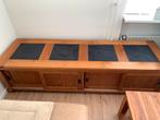 Set teakhouten salontafel, tv kast en spiege, Huis en Inrichting, Kasten | Dressoirs, Ophalen, Zo goed als nieuw, 25 tot 50 cm