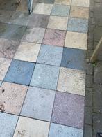 40x40 tegels, Tuin en Terras, Tegels en Klinkers, Ophalen, Gebruikt, 10 m² of meer, Beton