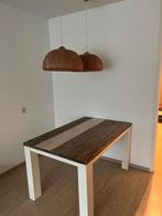 EETKAMER TAFEL, SALONTAFEL en BIJZETTAFELTJE, Ophalen, Gebruikt, 50 tot 100 cm, Onbekend