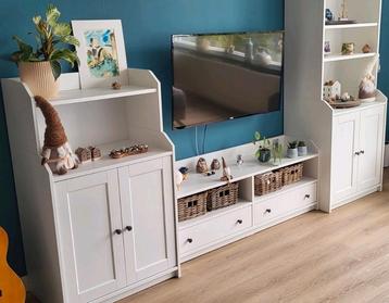 IKEA HAUGA set van 3 kasten te koop beschikbaar voor biedingen