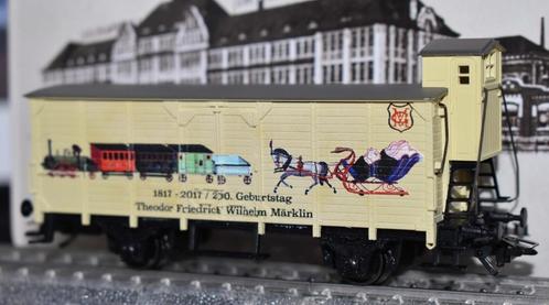 Märklin 48217 IMA wagon 2017 "200. Geburtstag von Theodor Fr, Hobby en Vrije tijd, Modeltreinen | H0, Nieuw, Wagon, Wisselstroom