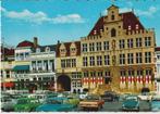Bergen op Zoom, het Stadhuis met auto's DAF 33, Opel Rekord, Ophalen of Verzenden, 1960 tot 1980, Gelopen, Noord-Brabant