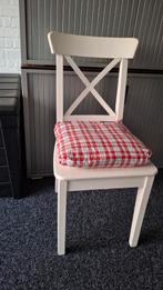 4 IKEA stoelen Ingolf, Ophalen, Gebruikt, Wit, Twee