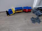 Uniblocks duplo battery trein en rails met kruisingen, Kinderen en Baby's, Speelgoed | Duplo en Lego, Ophalen, Zo goed als nieuw