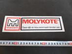 sticker MAVOM Molykote Daar slijt-pe nou eenmaal minder van, Ophalen, Zo goed als nieuw