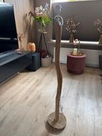 Houten Vloerlampvoet - Uniek Design, Huis en Inrichting, Lampen | Vloerlampen, Ophalen, Gebruikt, Hout, 150 tot 200 cm