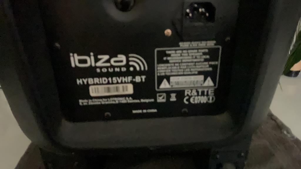Ibiza sound zangbox, Ophalen of Verzenden, Zo goed als nieuw, Minder dan 50 watt