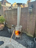 Bierfust tuinkachel terraskachel terrasverwarming tuinhaard, Ophalen of Verzenden, Zo goed als nieuw