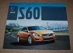 brochure Volvo S60 modellen 2013, Ophalen of Verzenden, Nieuw, Volvo