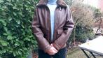 Leren motorjack mannen bruin, Ophalen, Maat 52/54 (L), Bruin, McGregor